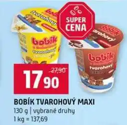 Terno BOBÍK TVAROHOVÝ MAXI 130 g vybrané druhy nabídka