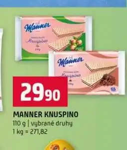 Terno MANNER KNUSPINO 110 g vybrané druhy nabídka