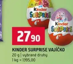 Terno KINDER SURPRISE VAJÍČKO 20 g vybrané druhy nabídka