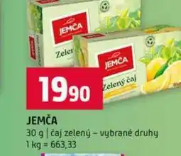 Terno JEMČA Zelený čaj 30 g vybrané druhy nabídka
