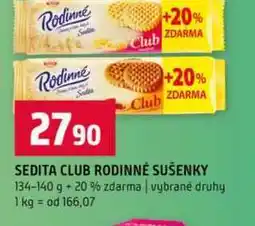 Terno SEDITA CLUB RODINNÉ SUŠENKY 134-140 g + 20% zdarma vybrané druhy nabídka