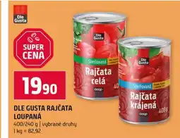 Terno DLE GUSTA RAJČATA LOUPANÁ 400/240 g vybrané druhy nabídka