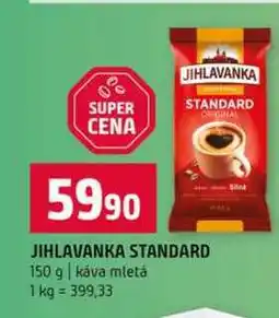 Terno JIHLAVANKA STANDARD 150 g káva mletá nabídka