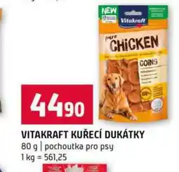 Terno VITAKRAFT KUŘECÍ DUKÁTKY 80 g pochoutka pro psy nabídka