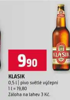 Terno KLASIK 0,5l pivo světlé výčepni nabídka