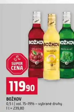 Terno BOŽKOV 0,5l vol. 15-19% vybrané druhy nabídka