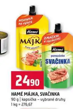 Terno HAMÉ MÁJKA, SVAČINKA 90 g kapsička vybrané druhy nabídka