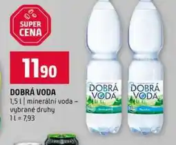 Terno DOBRÁ VODA 1,5l minerální voda vybrané druhy nabídka