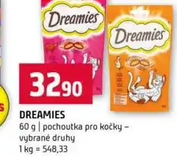 Terno DREAMIES 60 g pochoutka pro kočky vybrané druhy nabídka