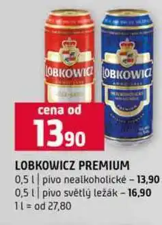 Terno LOBKOWICZ PREMIUM 0,5l pivo nealkoholické 0,5l pivo světlý ležák nabídka