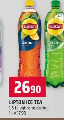 Terno LIPTON ICE TEA 1,5l vybrané druhy nabídka