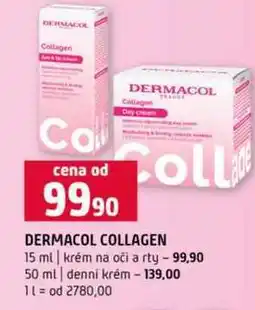 Terno DERMACOL COLLAGEN 15 ml krém na oči a rty 50 ml denní krém nabídka