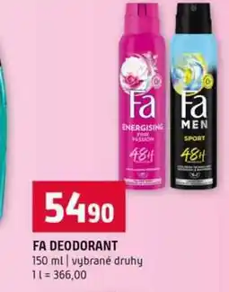 Terno FA DEODORANT 150 ml vybrané druhy nabídka