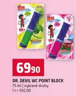 Terno DR. DEVIL WC POINT BLOCK 75 ml vybrané druhy nabídka