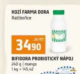Terno BIFIDORA PROBIOTICKÝ NÁPOJ 240 g mango nabídka