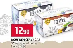 Terno NOVÝ DEN ČERNÝ ČAJ 37,5 g vybrané druhy nabídka