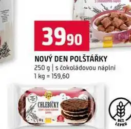 Terno NOVÝ DEN POLŠTÁŘKY 250 g s čokoládovou náplní nabídka