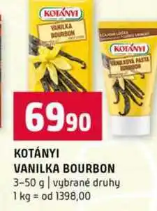 Terno KOTÁNYI VANILKA BOURBON 3-50 g vybrané druhy nabídka