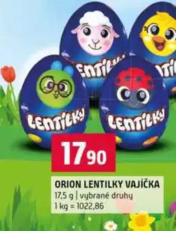 Terno ORION LENTILKY VAJÍČKA 17,5 g vybrané druhy nabídka