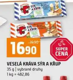 Terno VESELÁ KRÁVA SÝR A KŘUP 35 g vybrané druhy nabídka