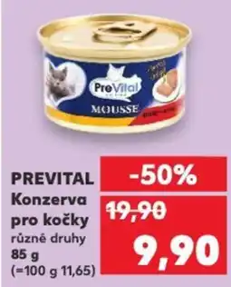 Kaufland PREVITAL Konzerva pro kočky nabídka