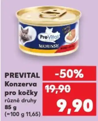 Kaufland PREVITAL Konzerva pro kočky nabídka