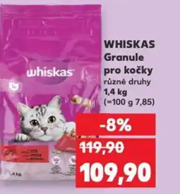 Kaufland WHISKAS Granule pro kočky nabídka