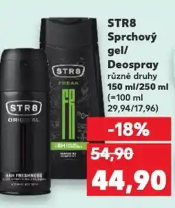 Kaufland STR8 Sprchový gel/ Deospray nabídka
