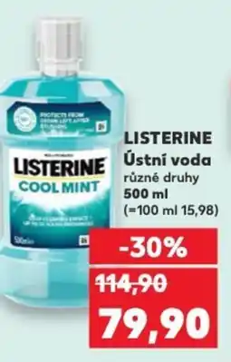 Kaufland LISTERINE Ústní voda nabídka