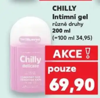Kaufland CHILLY Intimní gel nabídka