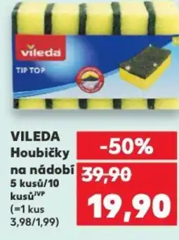 Kaufland VILEDA Houbičky na nádobí nabídka