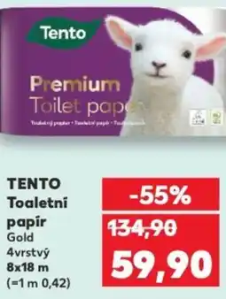 Kaufland TENTO Toaletní papír Gold nabídka