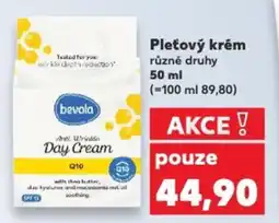 Kaufland Bevola Pleťový krém nabídka
