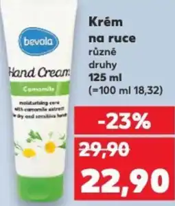Kaufland Bevola Krém na ruce nabídka
