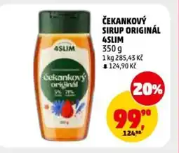 Penny Market Čekankový sirup originál 4slim nabídka