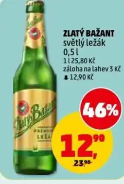 Penny Market Zlatý bažant světlý ležák nabídka