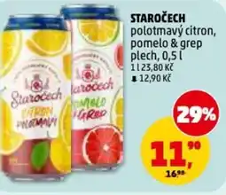 Penny Market Staročech polotmavý citron, pomelo & grep nabídka