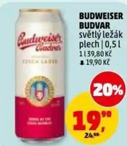 Penny Market BUDWEISER BUDVAR světlý ležák nabídka