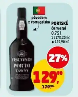 Penny Market Portské cervene nabídka