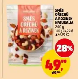 Penny Market Směs ořechů a rozinek Naturalia nabídka