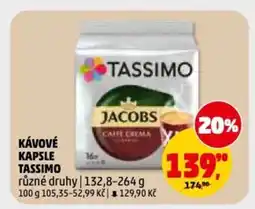Penny Market Kávové kapsle tassimo nabídka