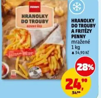 Penny Market Hranolky do trouby a fritézy penny mražené nabídka