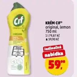 Penny Market Krém Cif original, lemon nabídka