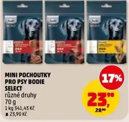 Penny Market Mini pochoutky pro psy bodie Select nabídka