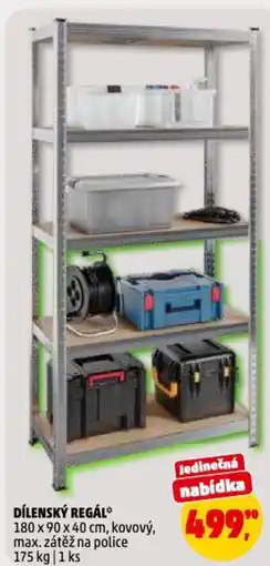 Penny Market Dílenský regál nabídka