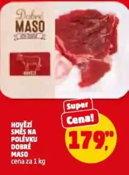Penny Market Hovězí směs na polévku dobré maso nabídka