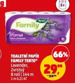 Penny Market Toaletní papír family tento lavender nabídka