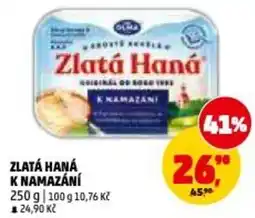 Penny Market Olma Zlatá haná k namazání nabídka