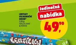 Penny Market Lentilky velikonoční Orion nabídka