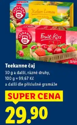 Lidl Teekanne čaj nabídka